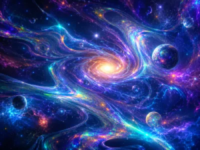 Színes galaxis űr egérpad