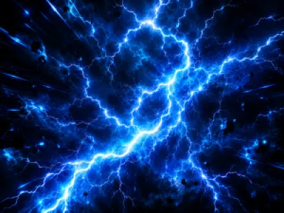 Villámlás és energia absztrakt egérpad