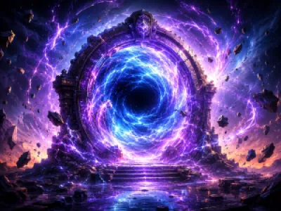 Lézeres dimenzió kapu fantasy egérpad