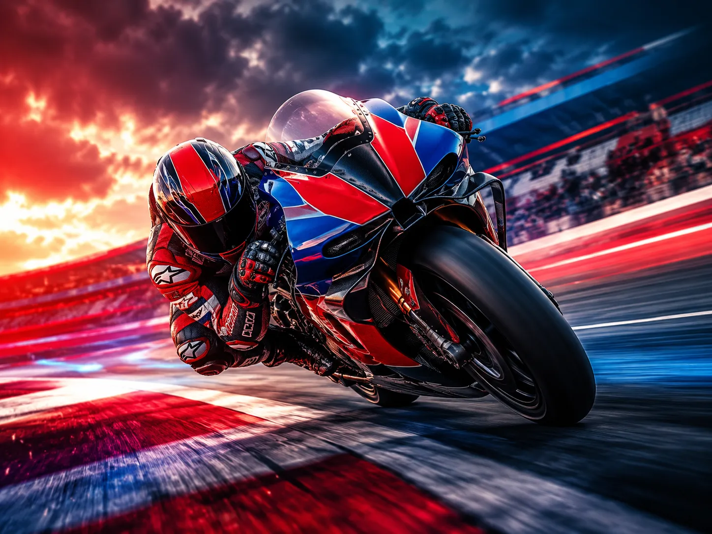 Versenymotoros egérpad