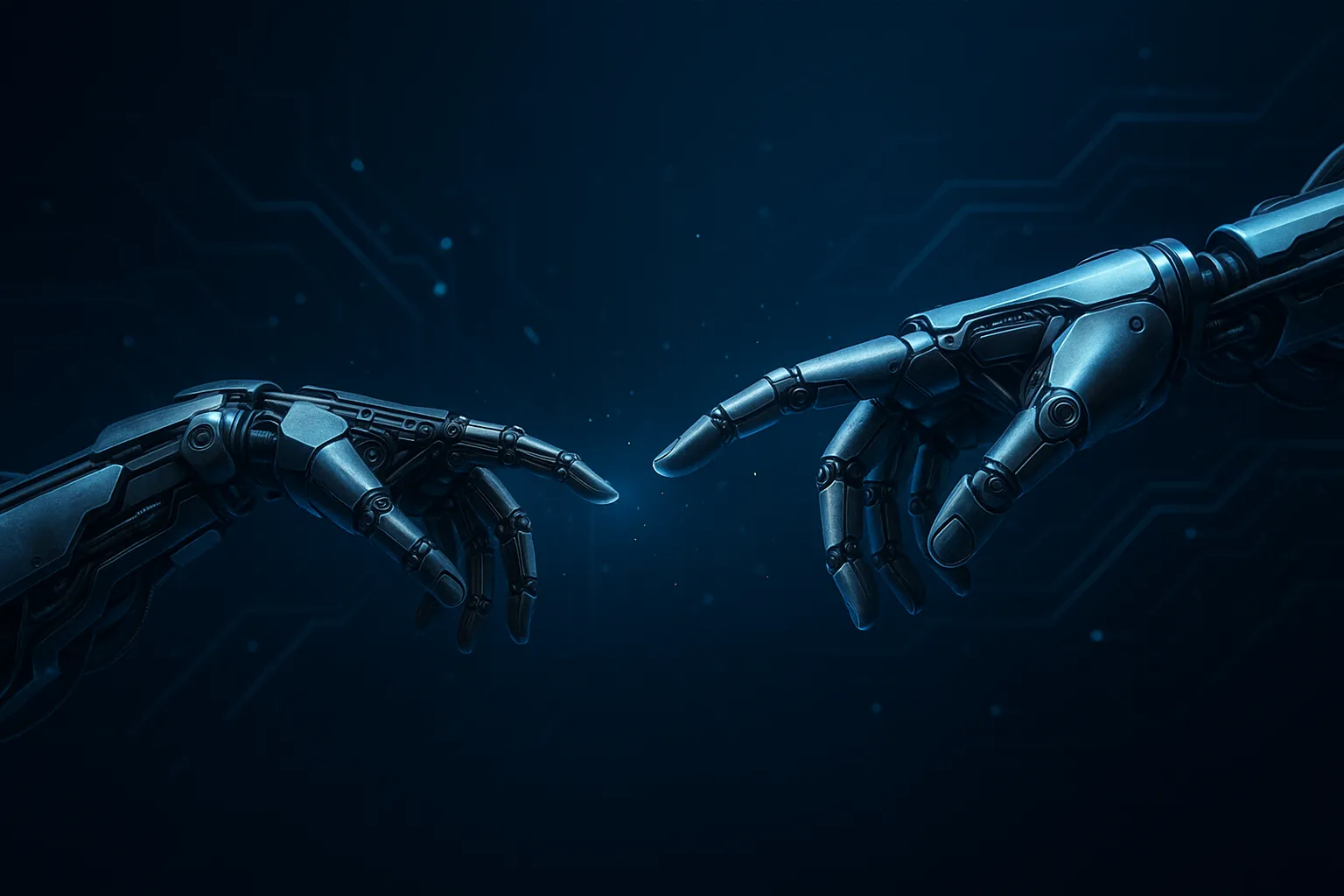 Fémrobot kéz érintkezés egérpad